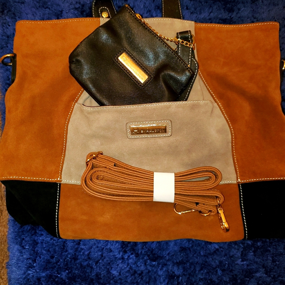 Womens suede bag
